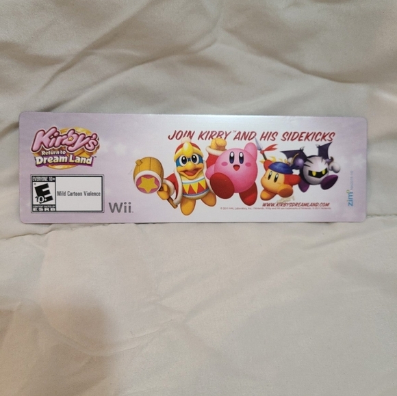 Kirby's Return to Dreamland Lenticular Bookmark 2011 Giveaway - Picture 2 of 5